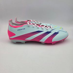 Adidas Predator League FG Soccer Cleats Shoes Men's Size 12 White Pink IH8724