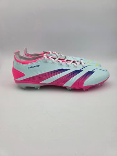 Adidas Predator League FG Soccer Cleats Shoes Men's Size 12 White Pink IH8724
