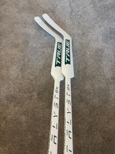 Marc Andre fleury pro stock Minnesota wild true 9x foam core stick P41 curve (new) 2 pack