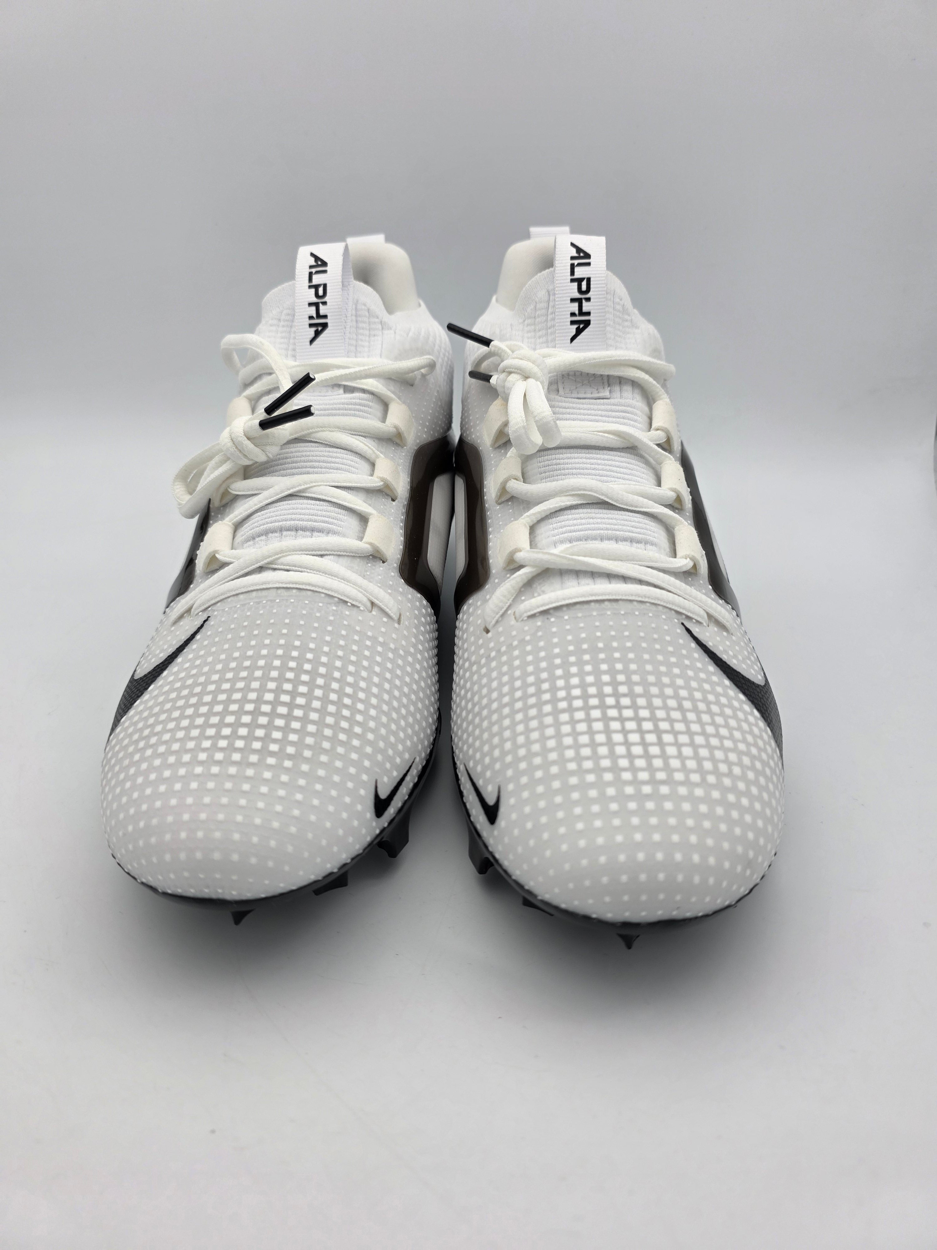 Nike Alpha Menace Elite 4 Football Cleats FZ7701-105 Size 10.5 White / Black NEW Nike Men main image 4