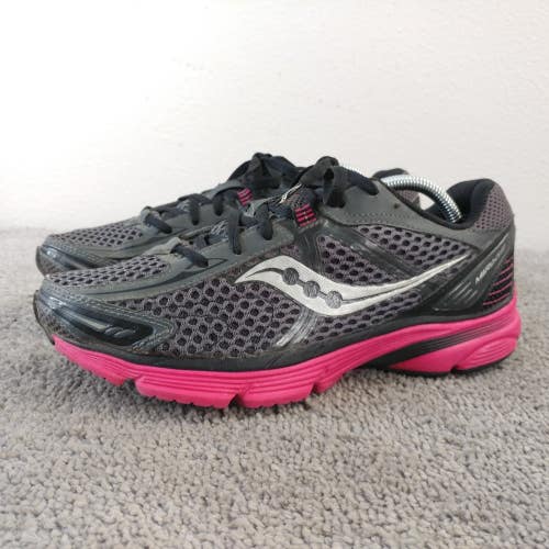 Saucony Mirage Womens Size 8.5 Running Shoes Black Pink Athletic Sneakers Low