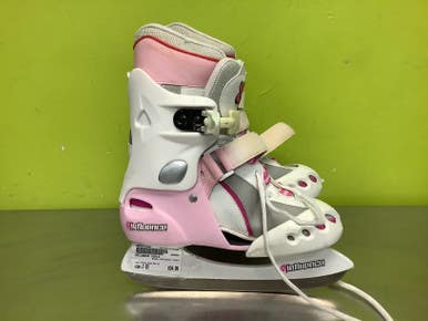 Used INFLUENCE GIRLS Girls Softboot Skate Pink And White Junior 02 11686-S000047168