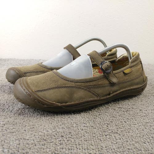 Keen Mary Jane Loafers Womens Size 11 Slip On Shoes Brown