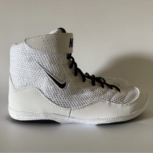 Nike Inflict Men’s Size 10 Wrestling Shoes White/Black 325256-101 NEW