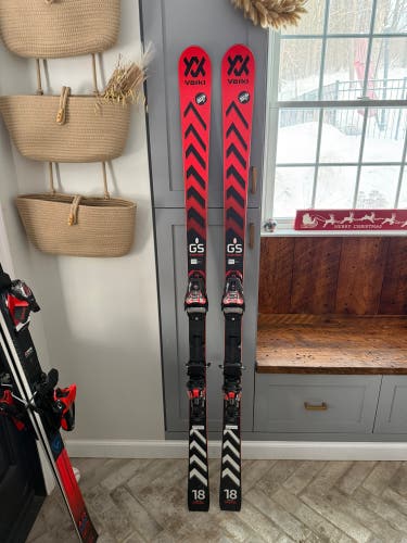 Volkl Racetiger GS 165 cm Racing Skis With Bindings (Used)
