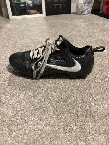 Black Unisex Size M 10.0 (W 11.0) Adult Nike Vapor untouchable 2 TB Molded Cleats Cleats (Used)