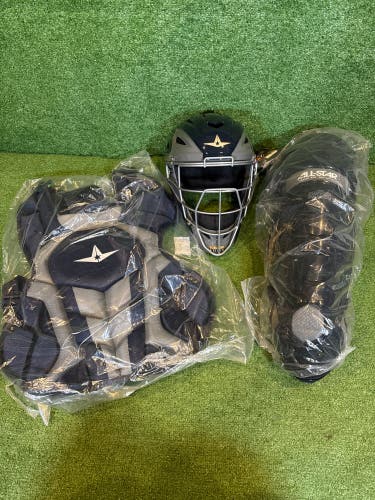 Navy Blue All Star System 7 Axis CKCC1216S7X Catcher's Set (New)
