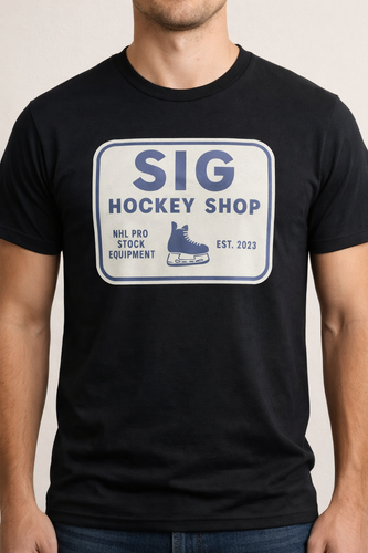 Black SIG Hockey T-Shirt-SIG Sign Logo-XL