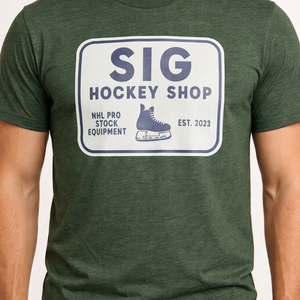 Green SIG Hockey T-Shirt-SIG Sign Logo-Large
