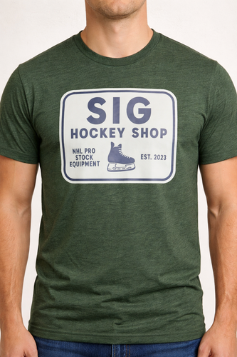 Green SIG Hockey T-Shirt-SIG Sign Logo-Large
