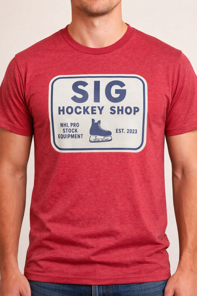 Red SIG Hockey T-Shirt-SIG Sign Logo-XL