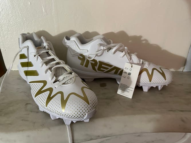 Unisex Size M 10.5 (W 11.5) Adidas Freak Low Top Molded Cleats (New)