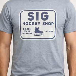 Powder Blue SIG Hockey T-Shirt-SIG Sign Logo-XL