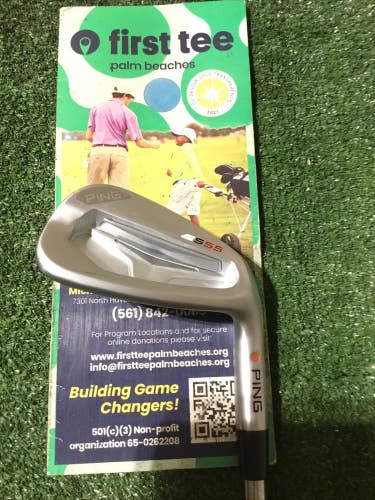 Ping S55 Orange Dot Pitching Wedge (PW) X-Stiff Project X LZ 125g Steel (35.5)
