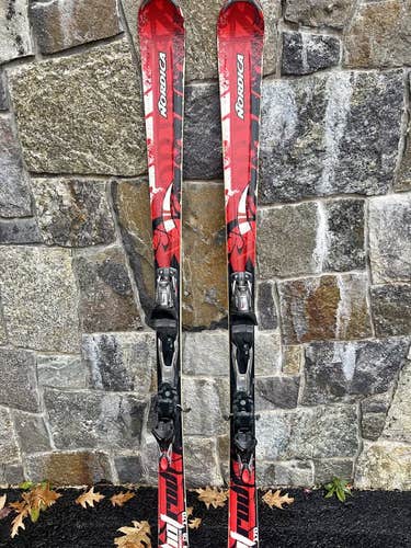 Nordica All Mountain 170 cm Hot Rod Eliminator Skis With Bindings (Used)
