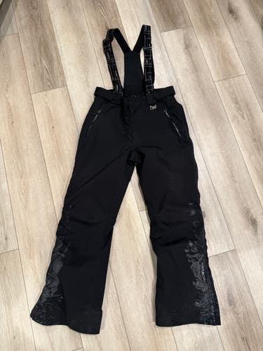 Black Men's Adult Small Karbon Ski Pants full zip