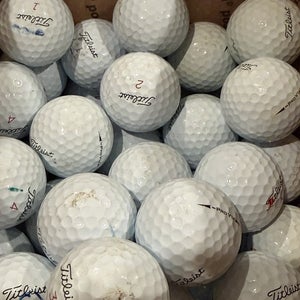 100 Titleist Pro V1X Left Dash Used Golf Balls