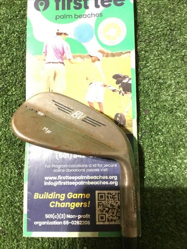 Titleist Vokey Design SM9 F Grind T-Stamp 52* Gap Wedge (GW) Steel Shaft (35.5)