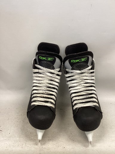 Used Reebok 4K PUMP Senior Hockey Skate Black Senior 8.5 11851-S000042463