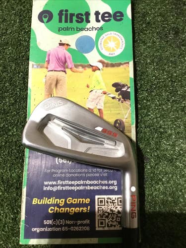 Ping S55 White Dot 6 Iron Steel Shaft (37.5) *VGC*