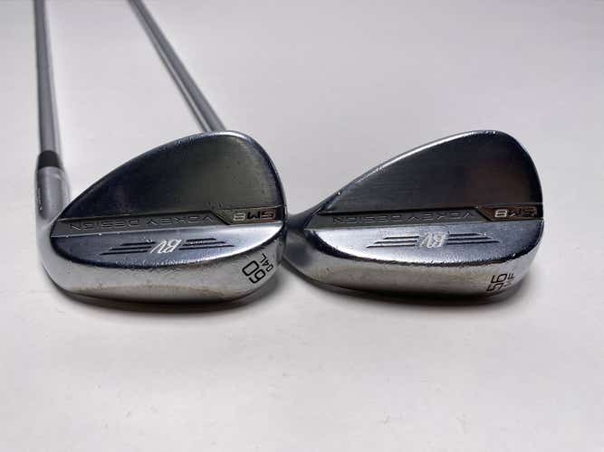 Titleist Vokey SM8 Tour Chrome Wedge Set 56* 14 60* 4 Wedge Steel Mens RH