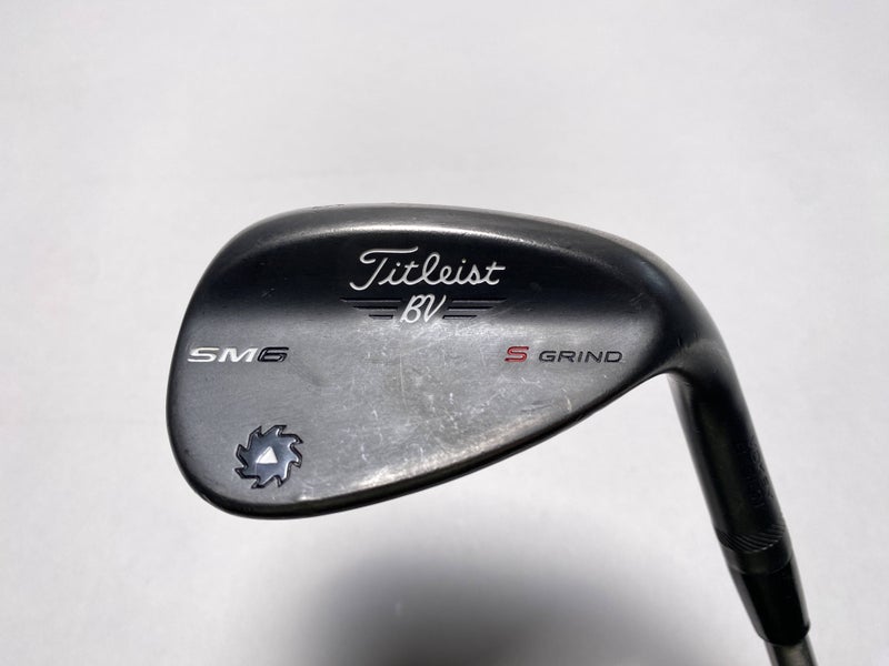 Titleist Vokey SM6 Jet Black Wedge 56* 10 Bounce S SteelFiber i80 Regular RH