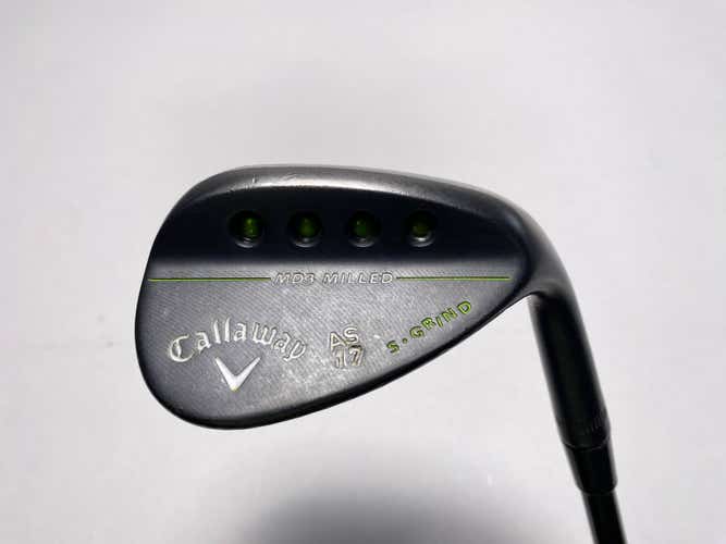 Callaway MD3 Milled Black S-Grind Wedge 54* 10 Bounce S-Grind S400 Stiff Mens RH