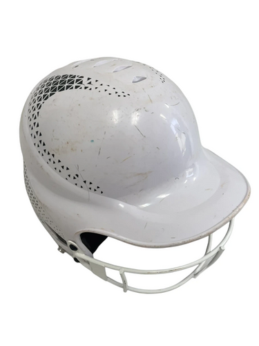 Used Rip-It S/M Batting Helmet w/ Mask White 11692-S000145663