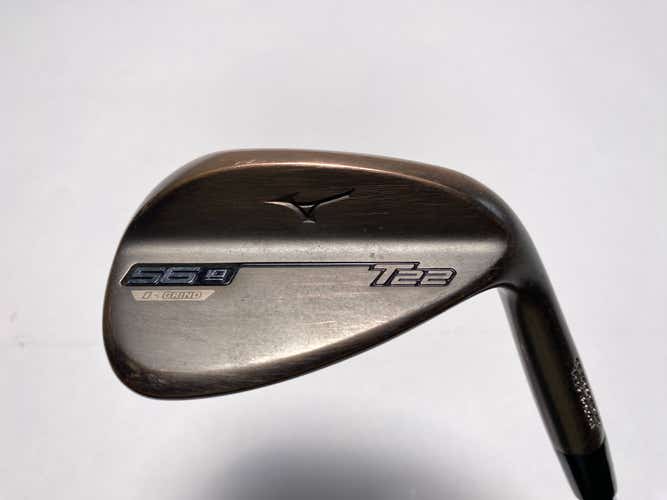 Mizuno T22 Denim Copper Wedge 56* 10 Bounce D-Grind S400 Stiff Steel Mens RH