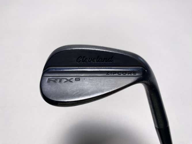 Cleveland RTX 6 ZipCore Black Satin Wedge 52* 10 Bounce MID Spinner Steel RH