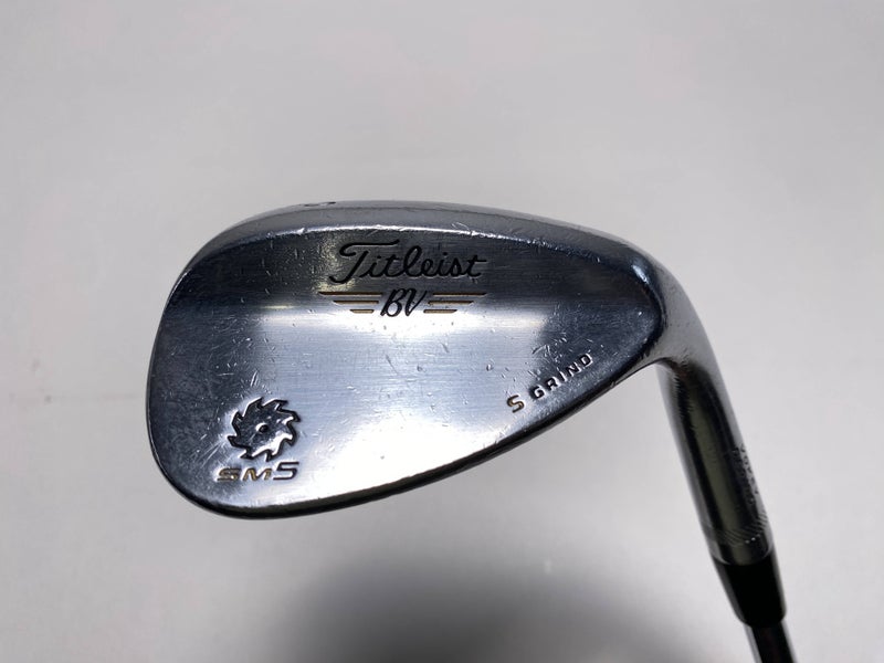 Titleist Vokey SM5 Tour Chrome Wedge 60* 7 Bounce S-Grind Wedge Steel Mens RH