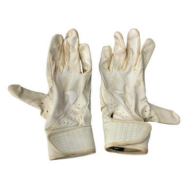 Used Nike BB/SB Batting Gloves White SM 11760-S000086801
