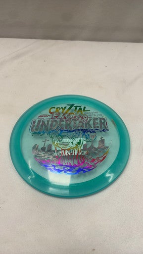Used Discraft CRYZTAL UNDERTAKER Disc Golf Driver Royal Blue 11490-S000268324