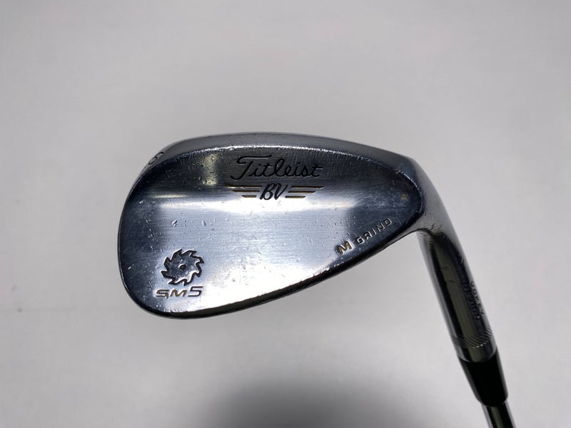 Titleist Vokey SM5 Tour Chrome Wedge 56* 10 Bounce M-Grind Wedge Steel Mens RH