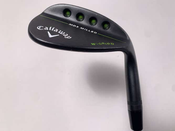 Callaway MD3 Milled Black W-Grind Gap Wedge GW 52* 11 Dynamic Gold Wedge RH