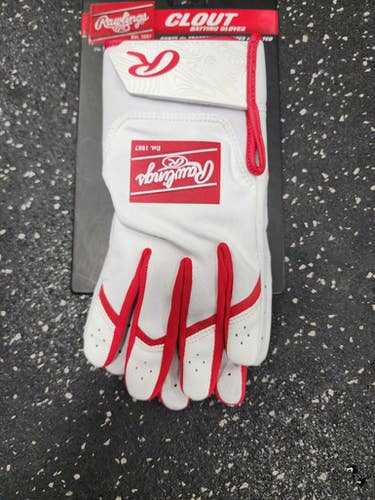 New Rawlings Clout Batting Gloves 11849-RAWCL25YBG
