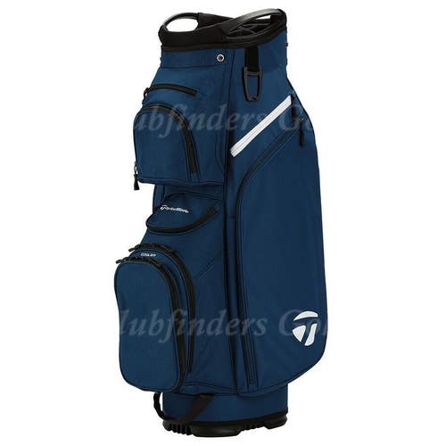 NEW TaylorMade TM24 Cart Lite Navy 14-Way Golf Cart Bag w/ Raincover