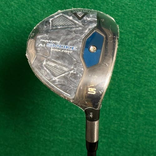 NEW Callaway Paradym Ai Smoke Max Fast 19 Fairway Wood Vanquish 4 Seniors w/HC