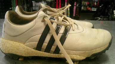 Used Adidas Mens Golf Shoes White Senior 9.5 11868-S000067151