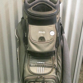 Used Ping CART BAG Mens Cart Bag Black 11868-S000067147