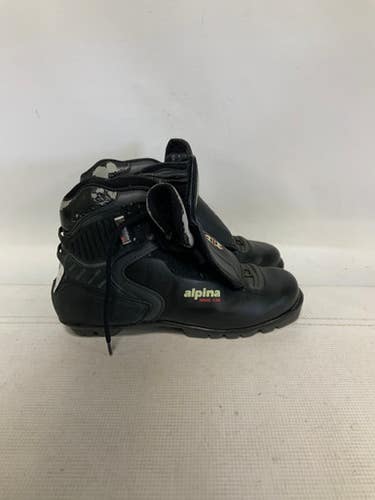 Used Alpina NNN 148 Womens NNN XC Ski Boots Black M 08 / W 08.5-09 11823-S000036977