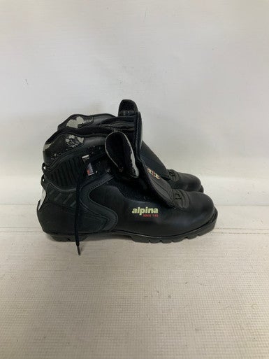 Used Alpina NNN 148 Womens NNN XC Ski Boots Black M 08 / W 08.5-09 11823-S000036977