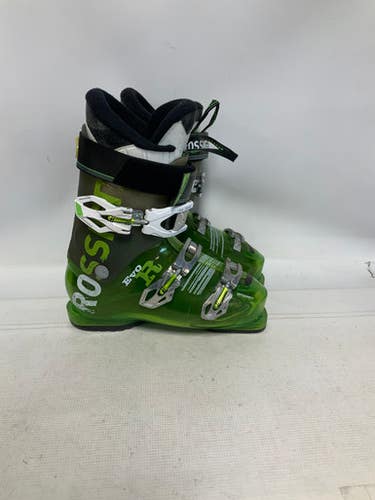 Used Rossignol EVO R Mens DH Ski Boot Green 265 MP - M08.5 - W09.5 11823-S000036971