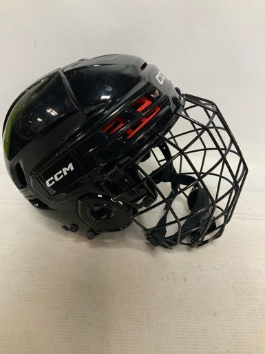 Used CCM TACKS 70 Helmet Cage Combo Black MD 11823-S000036960