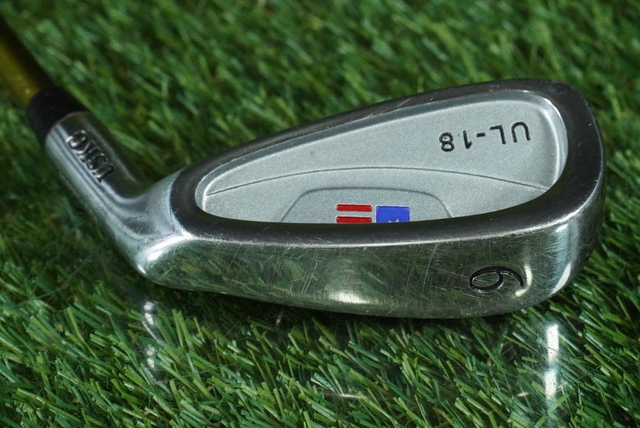 USKG U.S. Kids Golf UL-18 6 Iron 34" KIDPOWER 57-39 Fits Kids 57- 60 Tall