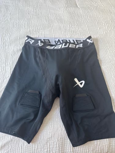 Black Large Men's Bauer Compression (New)