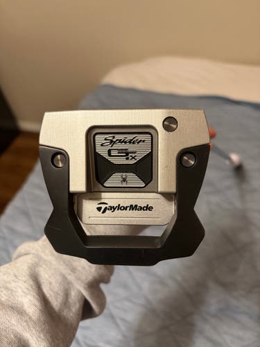 Silver Men's TaylorMade Mallet Spider GTx Small Slant Right Handed Putter 35" (Used)