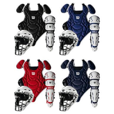 New Wilson EZ GEAR 2 Catchers Protective Set Red 11339-WILWB720206XL