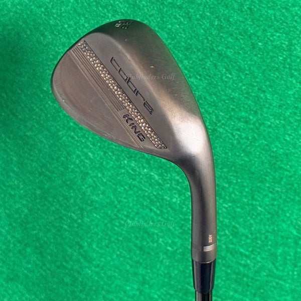 Cobra Golf King Black 58-10D 58 Lob Wedge KBS Hi-Rev 2.0 125-S Steel Stiff