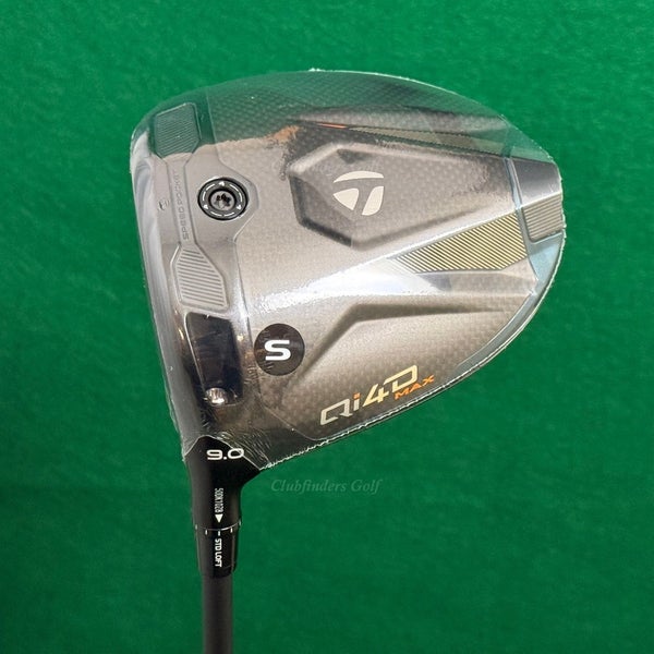 NEW LH TaylorMade 2026 Qi4D Max 9 Driver Mitsubishi REAX MR50 Blue Stiff w/ HC